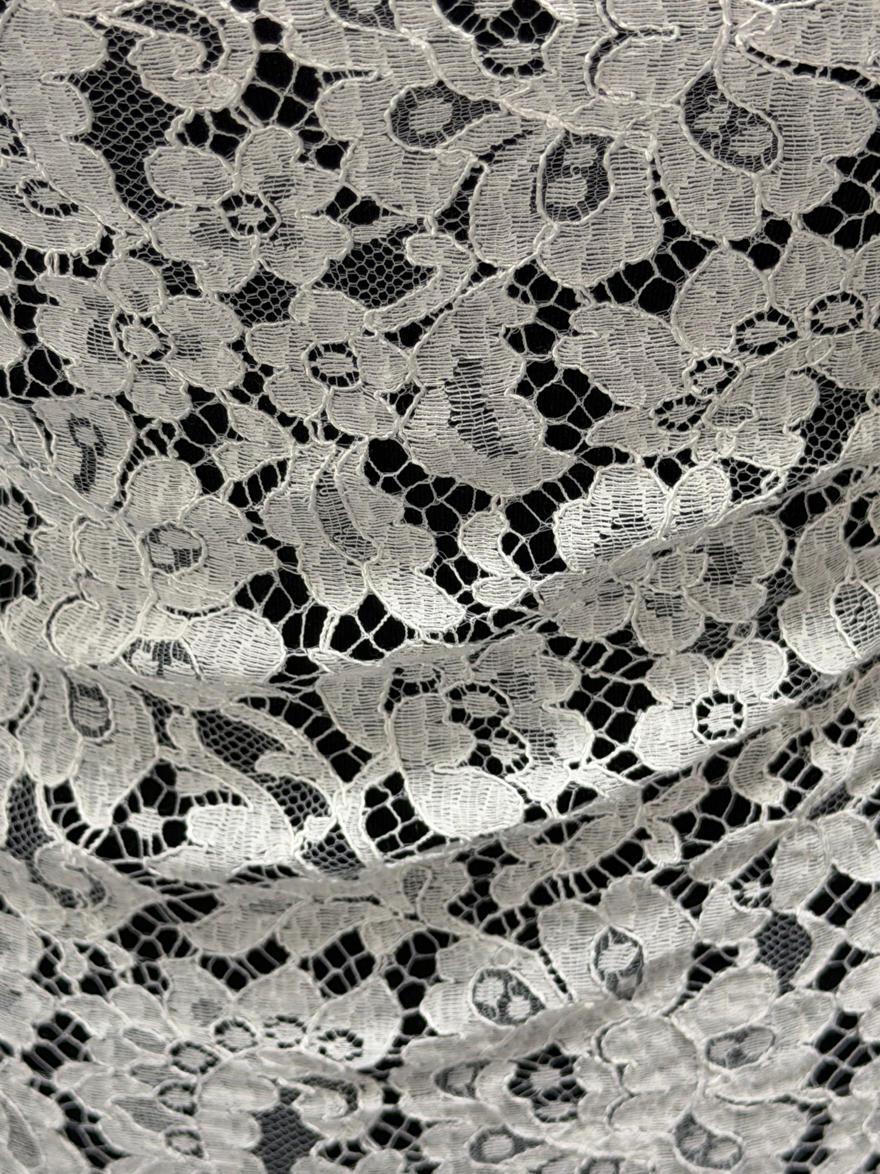 White Chantilly Lace - LA4001