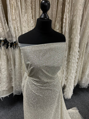 Ivory Glitter Tulle - Lily (CF)
