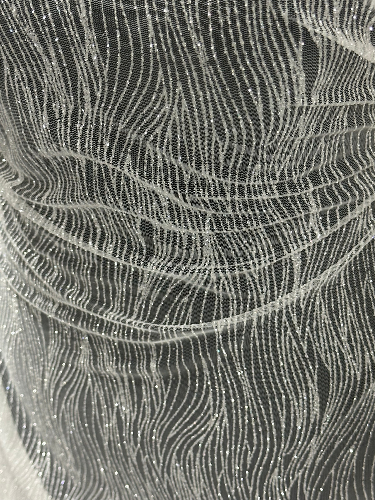 Ivory Glitter Tulle - Rafa