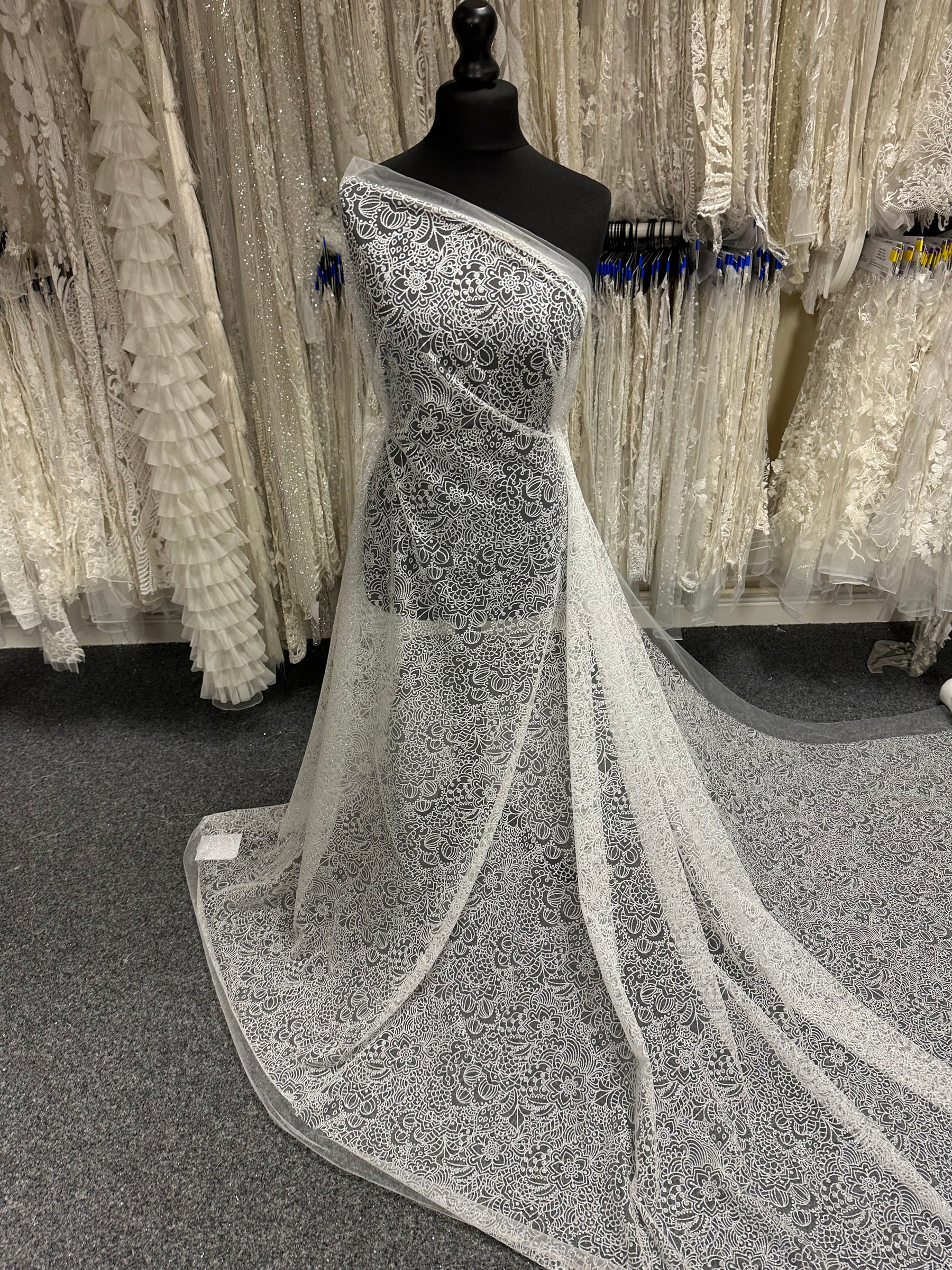 Ivory Glitter Tulle - Glutton