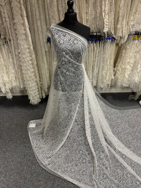 Ivory Glitter Tulle - Glutton