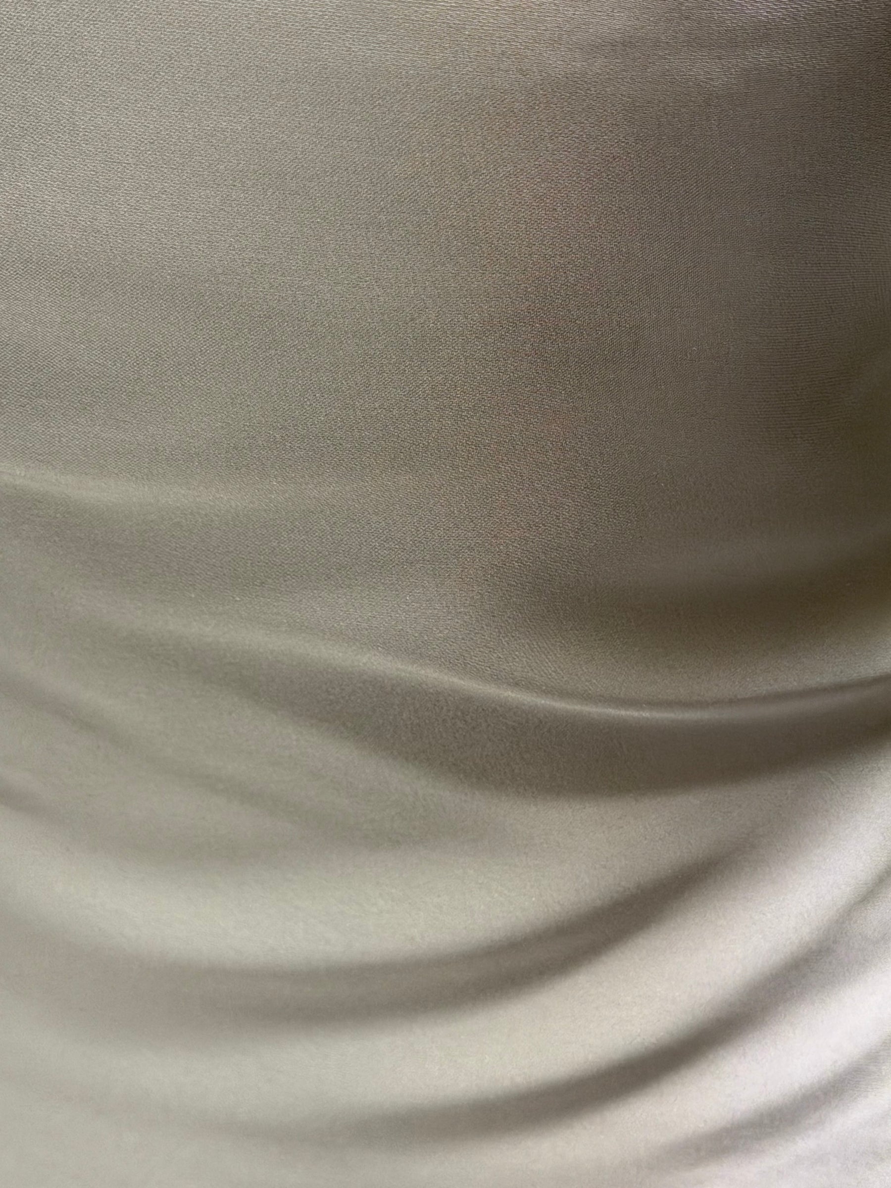 Pale Ivory Polyester Satin - P78