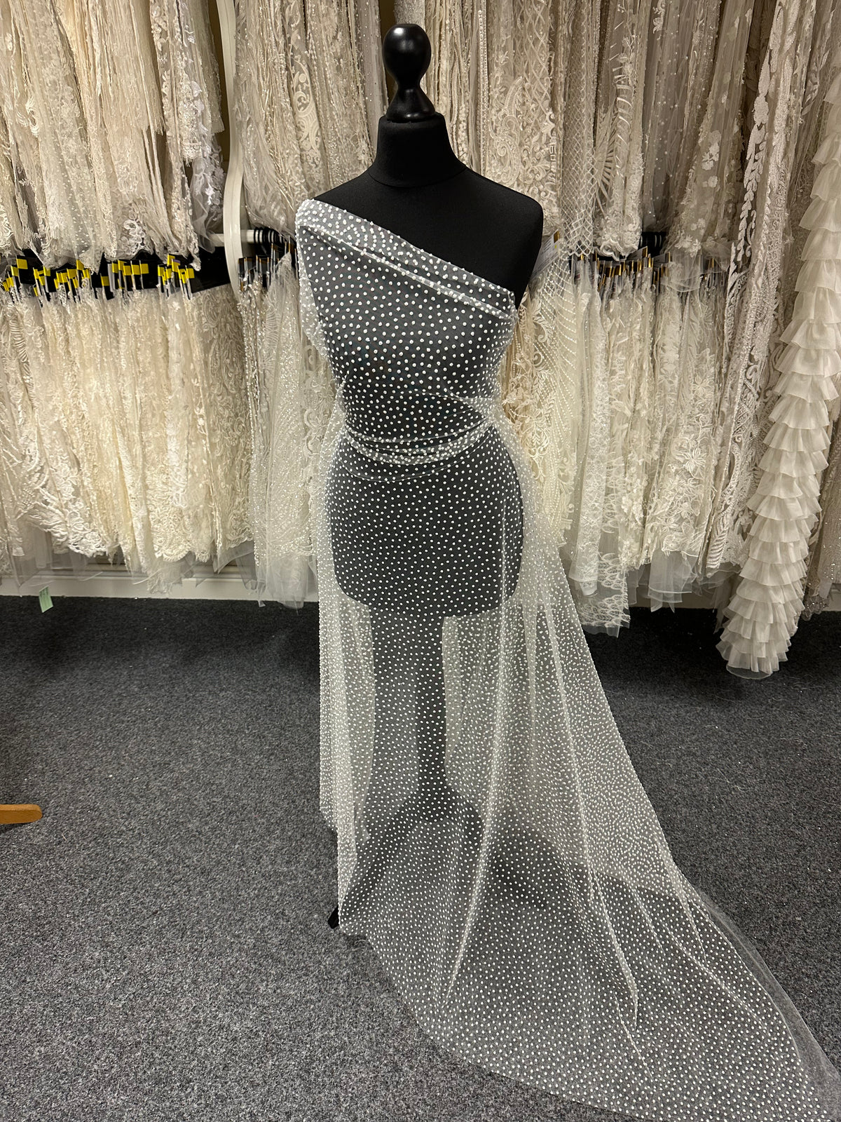 Ivory Glitter Lace - Incidental
