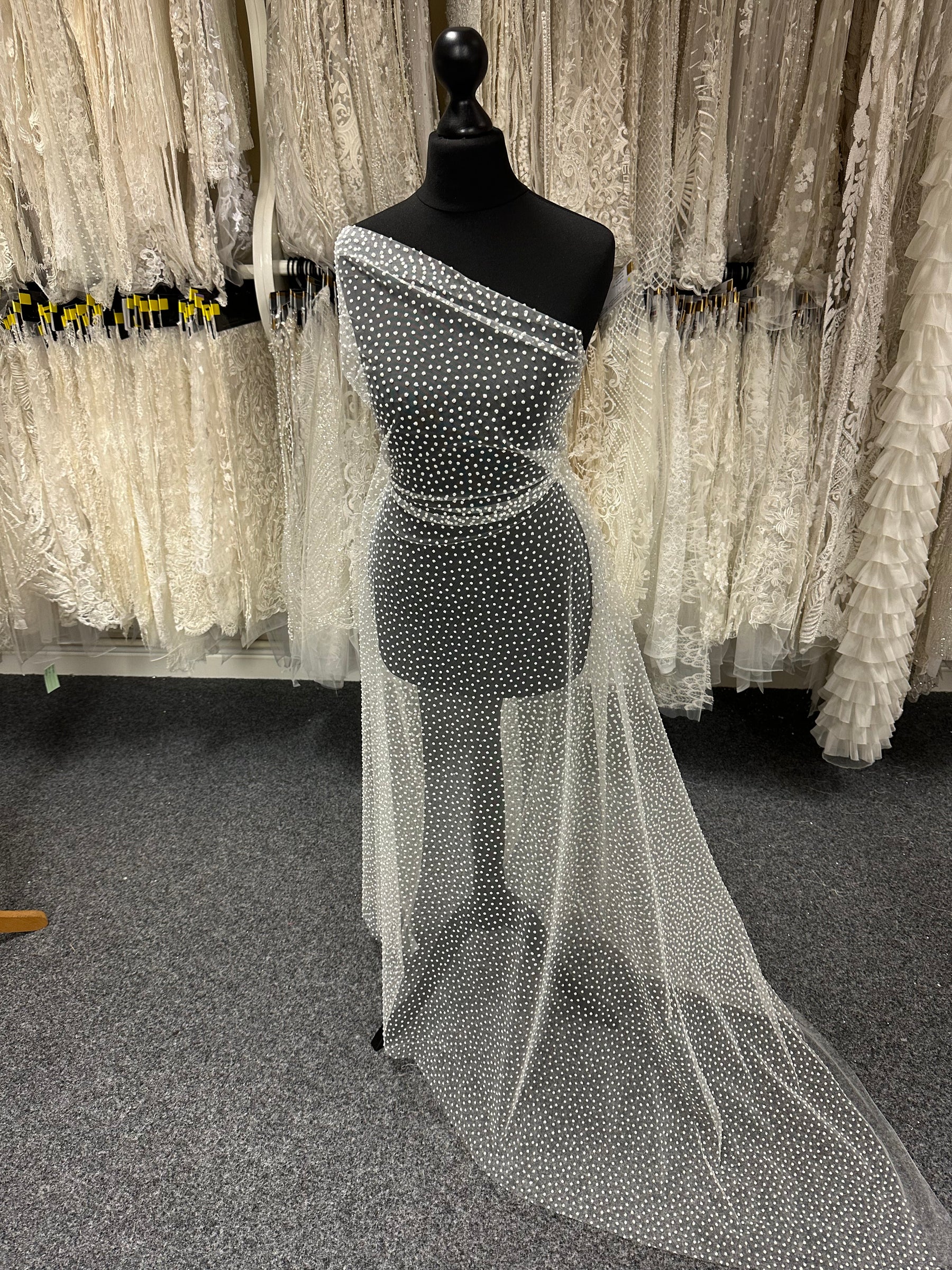 Ivory Glitter Lace - Incidental