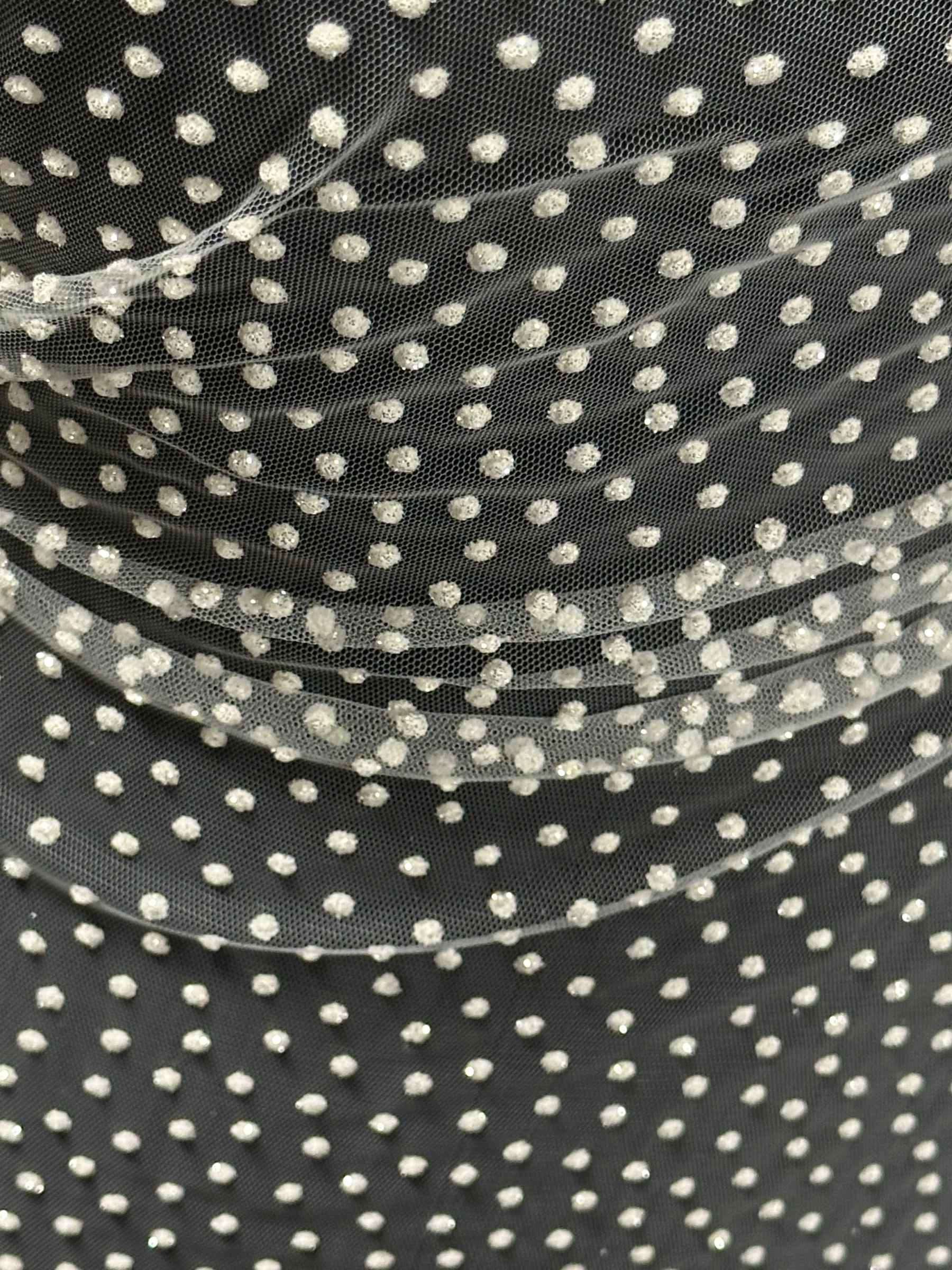 Ivory Glitter Lace - Incidental