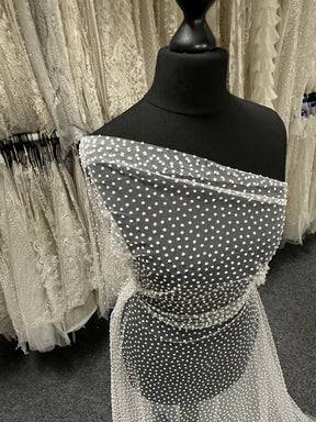 Ivory Glitter Lace - India (CF)