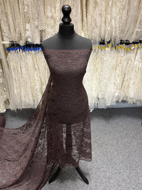 Chocolate Corded Lace - Landon