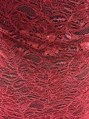 Wine Corded Lace - Mendap
