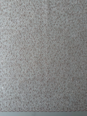 Antique Rose Embroidered Sequin Tulle – EB3001