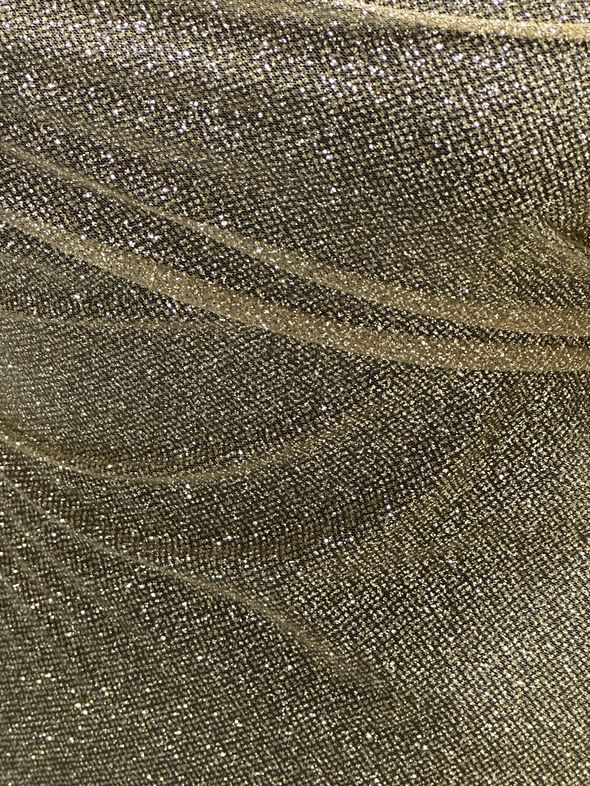 Pale Gold Glitter Tulle - Salvage