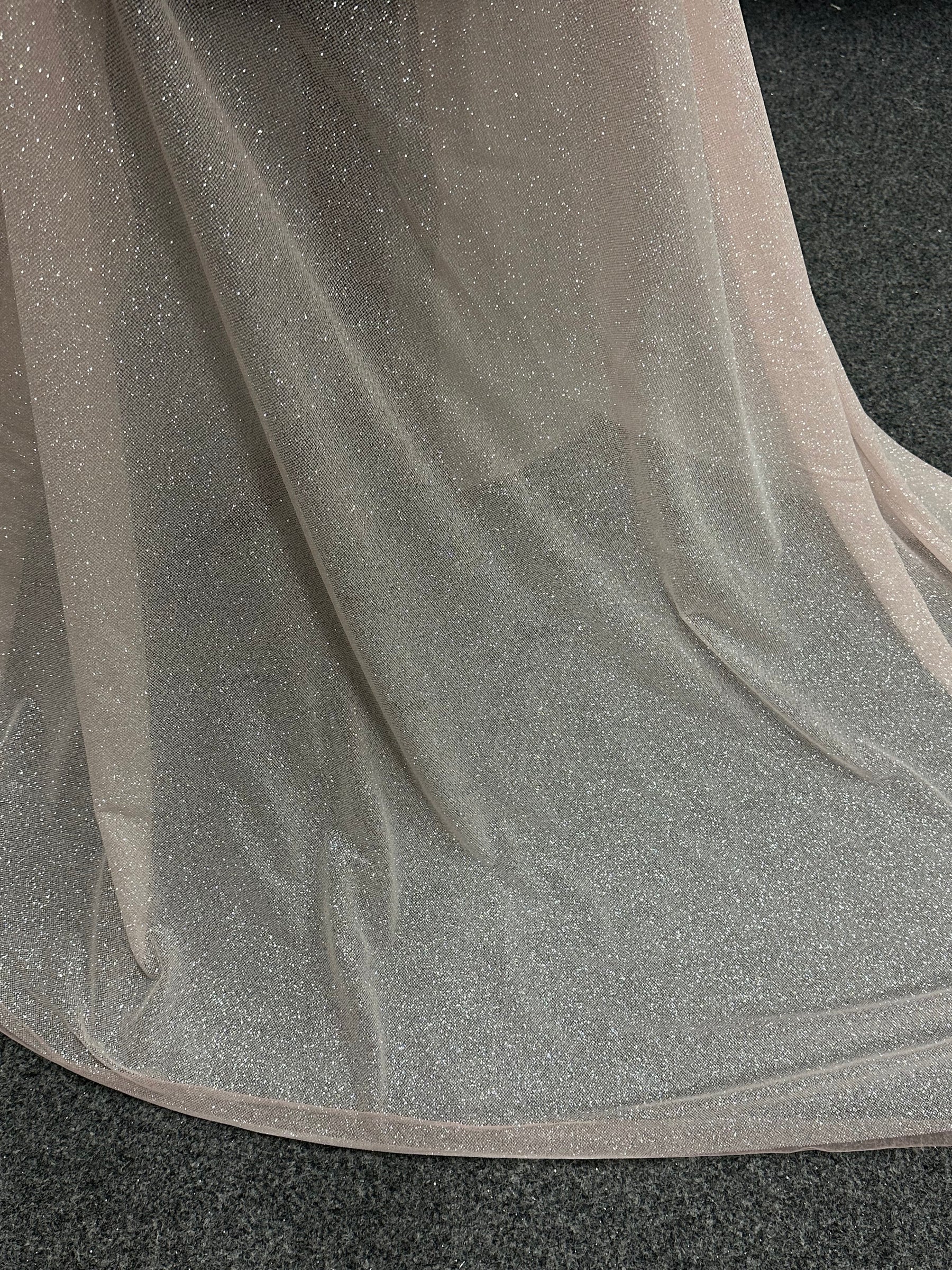 Nude Glitter Tulle - Salvage
