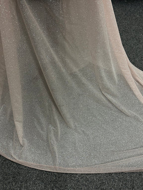 Nude Glitter Tulle - Salvage