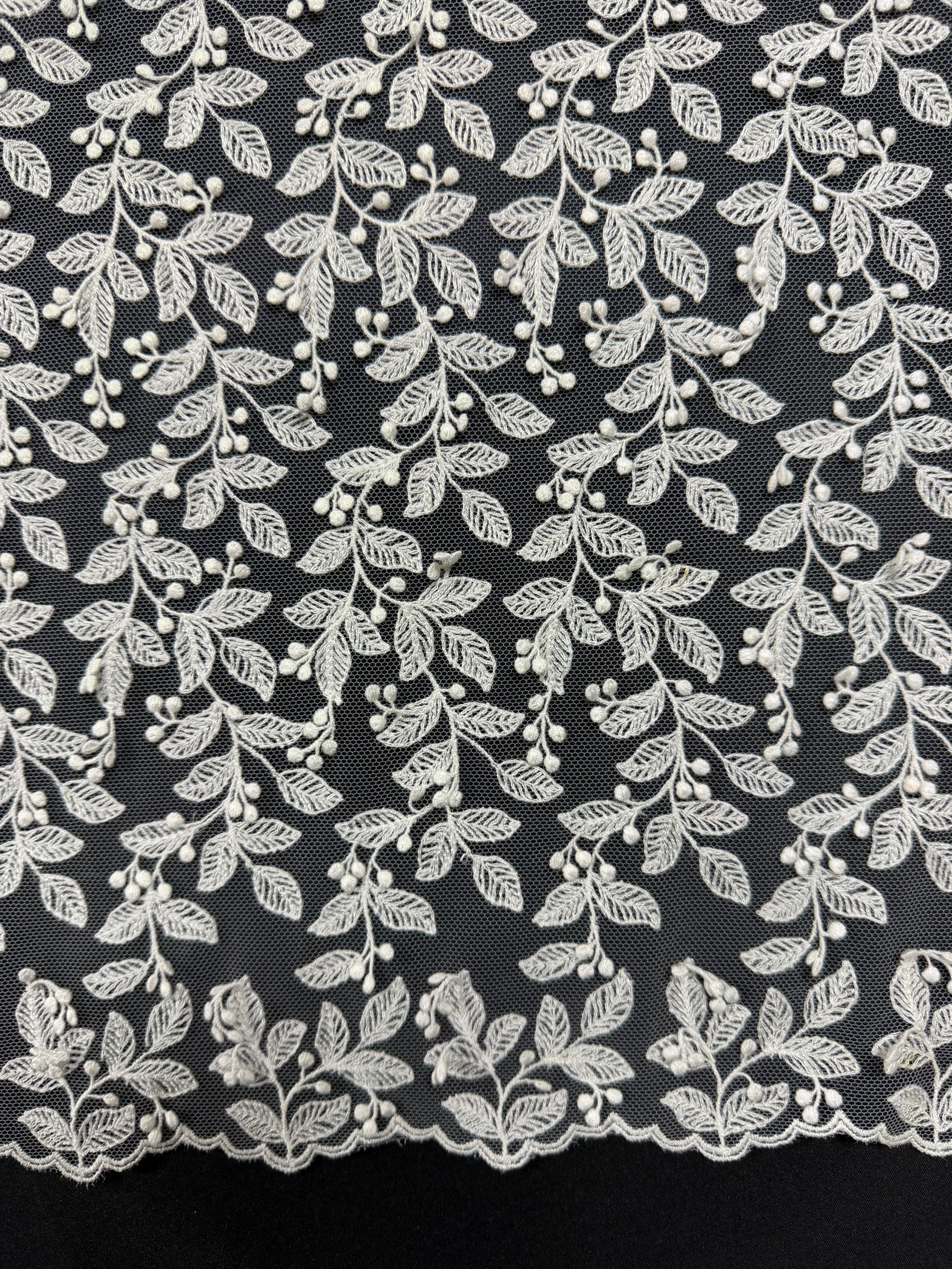 Ivory Embroidery Lace - EB5050
