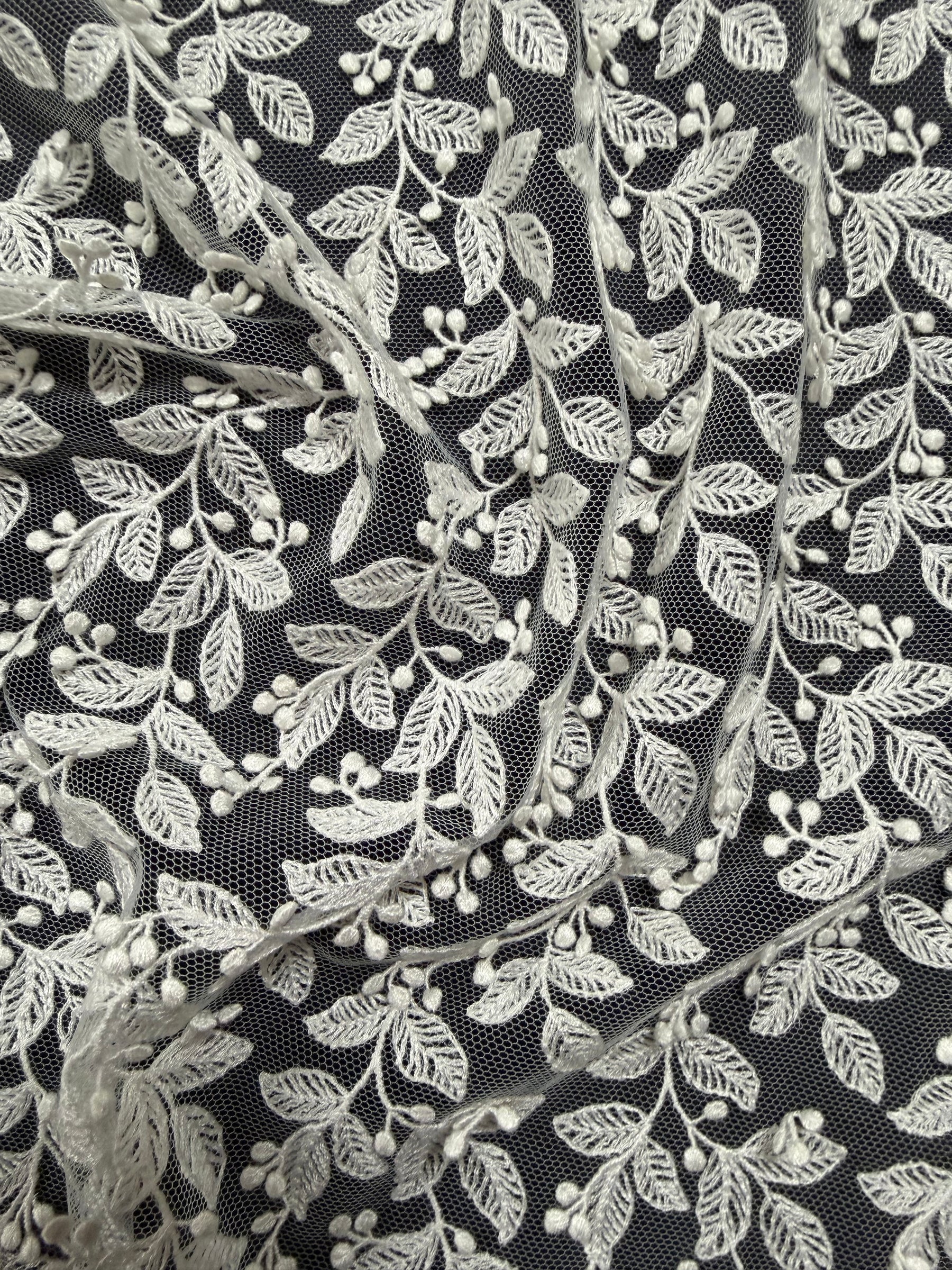 Ivory Embroidery Lace - EB5050