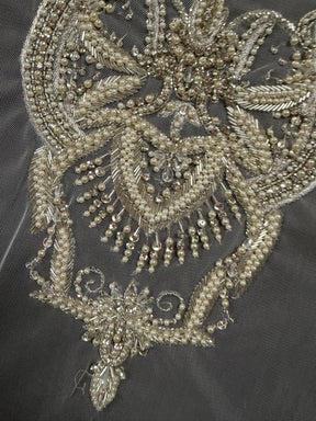 Beaded Embroidery Applique - T706