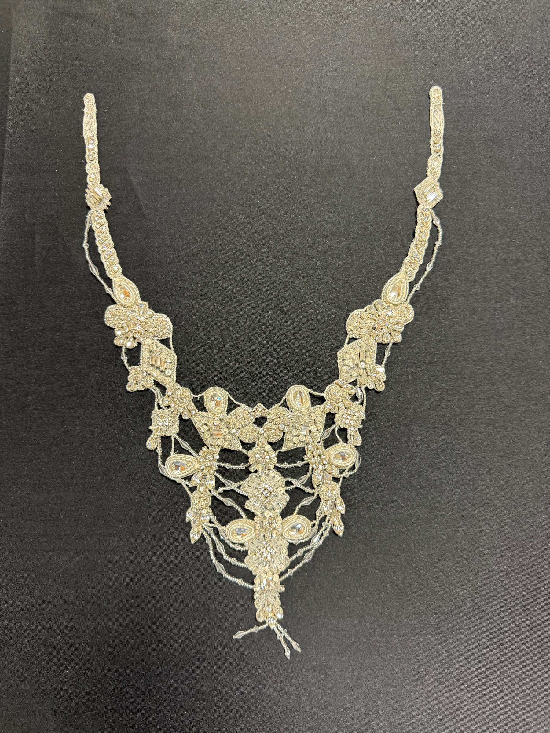 Crystal Beaded Applique - MH1031