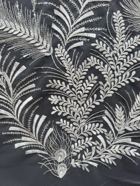 Ivory Sequin Embroidery Lace - EB3025