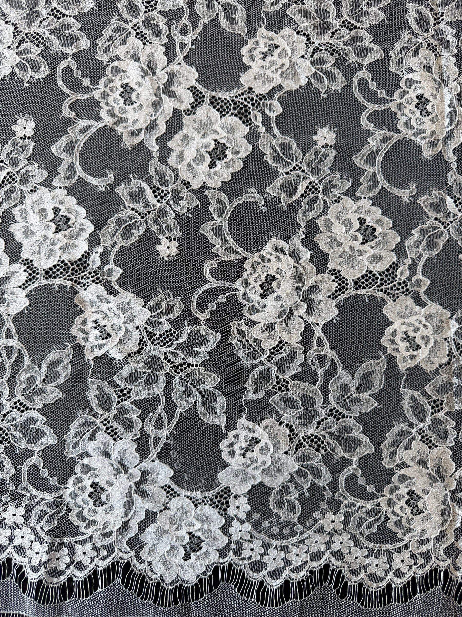 Ivory Leavers Lace - P728