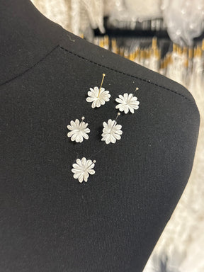 Ivory Satin Flowers - M12 (Bag of 144)