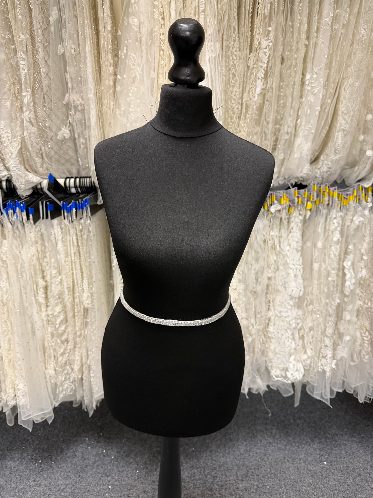 Ivory Beaded Dress Trim - EH2041