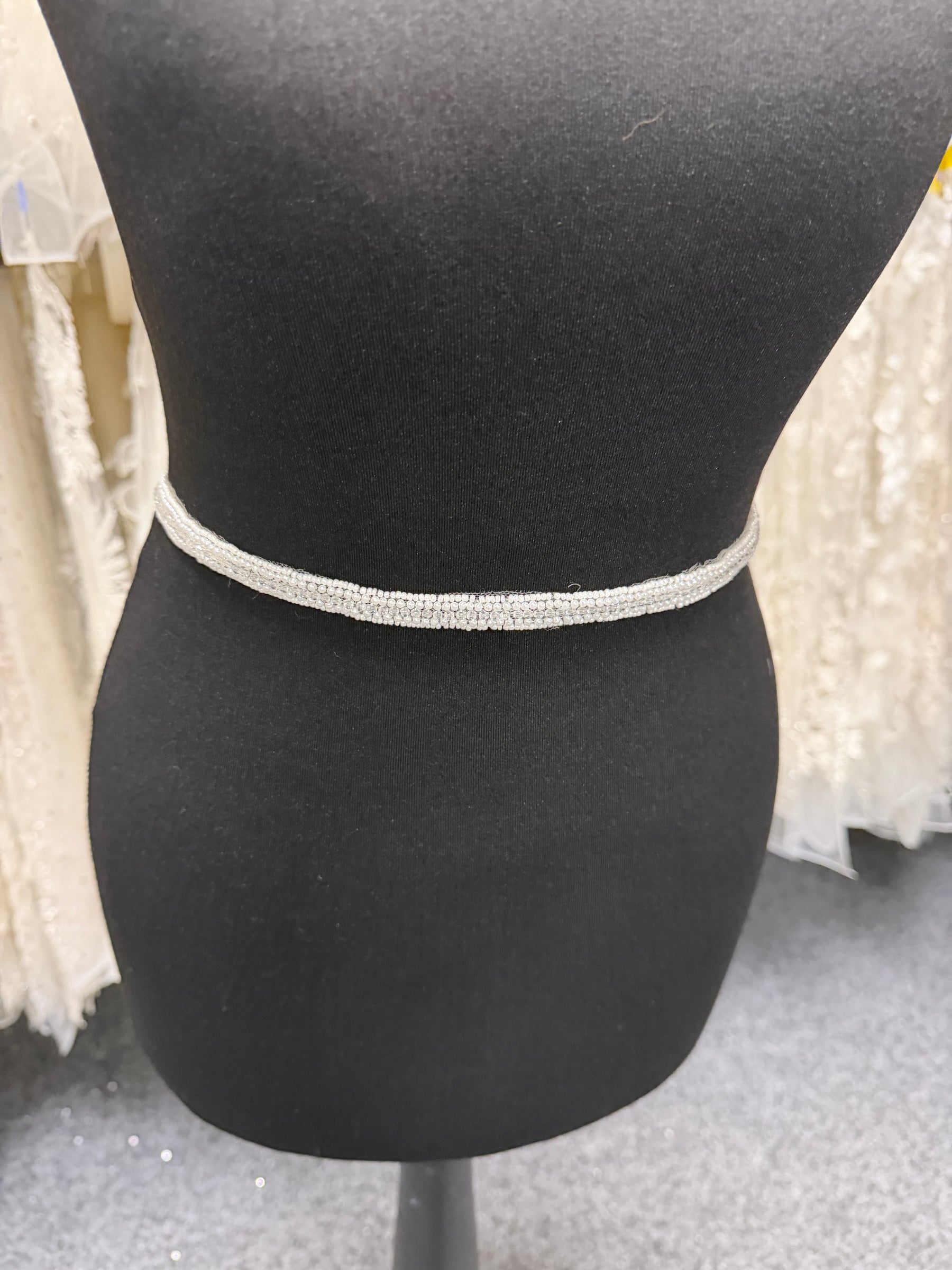 Ivory Beaded Dress Trim - EH2041