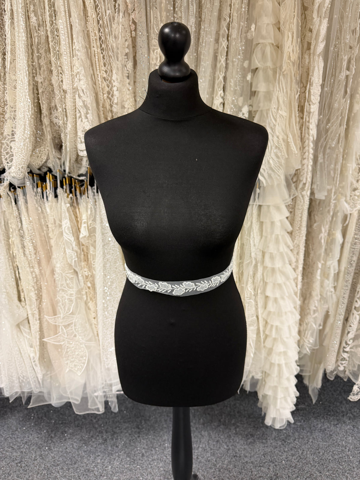 Ivory Beaded Edging - Ivory - EH2018