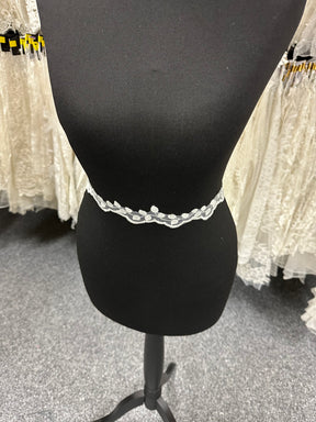 Ivory Embroidered Floral Lace Trim - T880