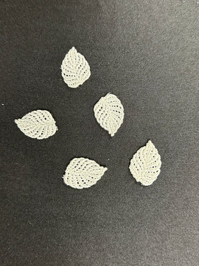 Ivory Embroidered Leaves - MM006