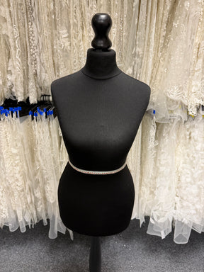 Red Crystal Beaded Edging - EH1017