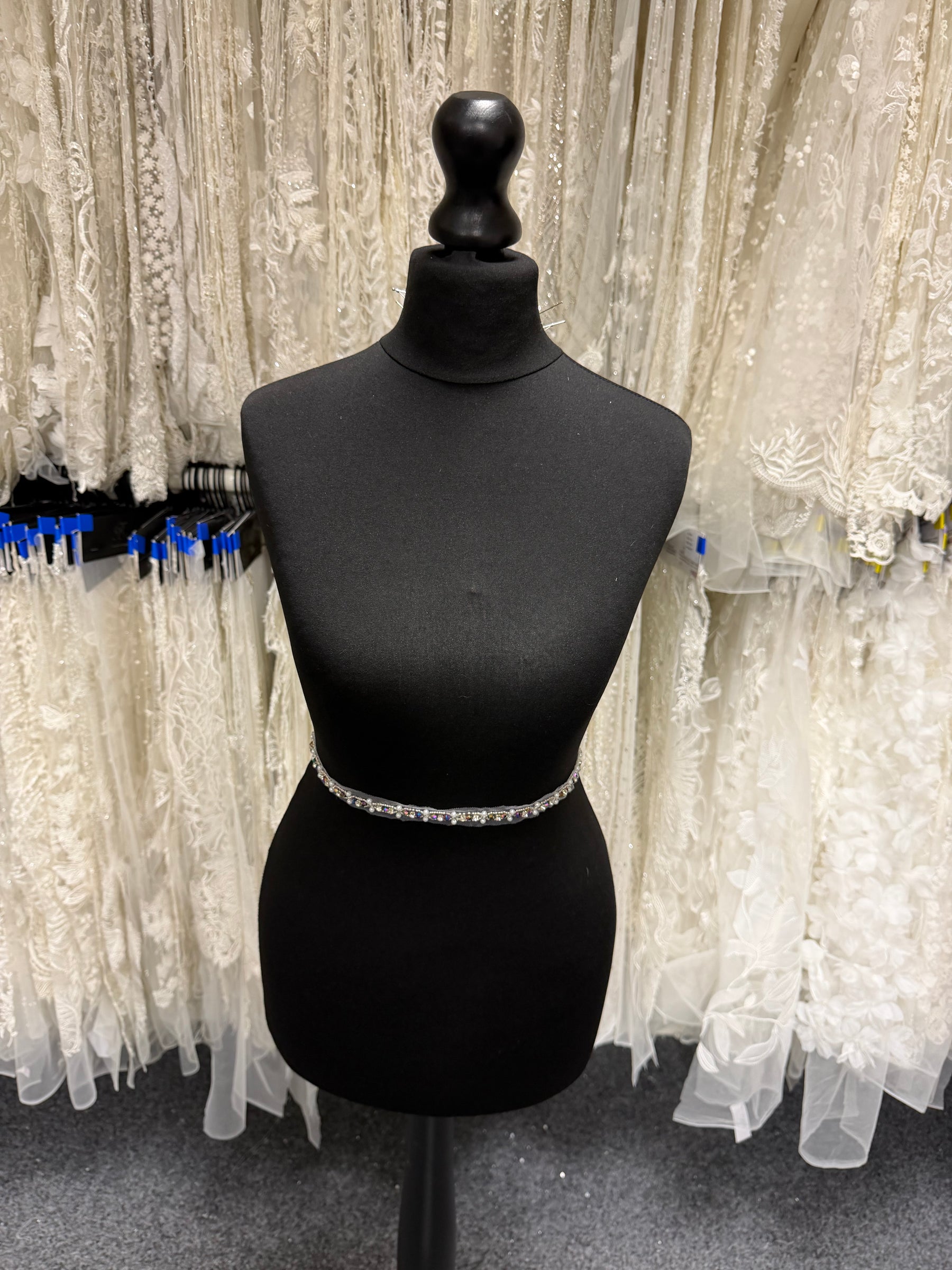 Multi Crystal Beaded Edging - EH1014