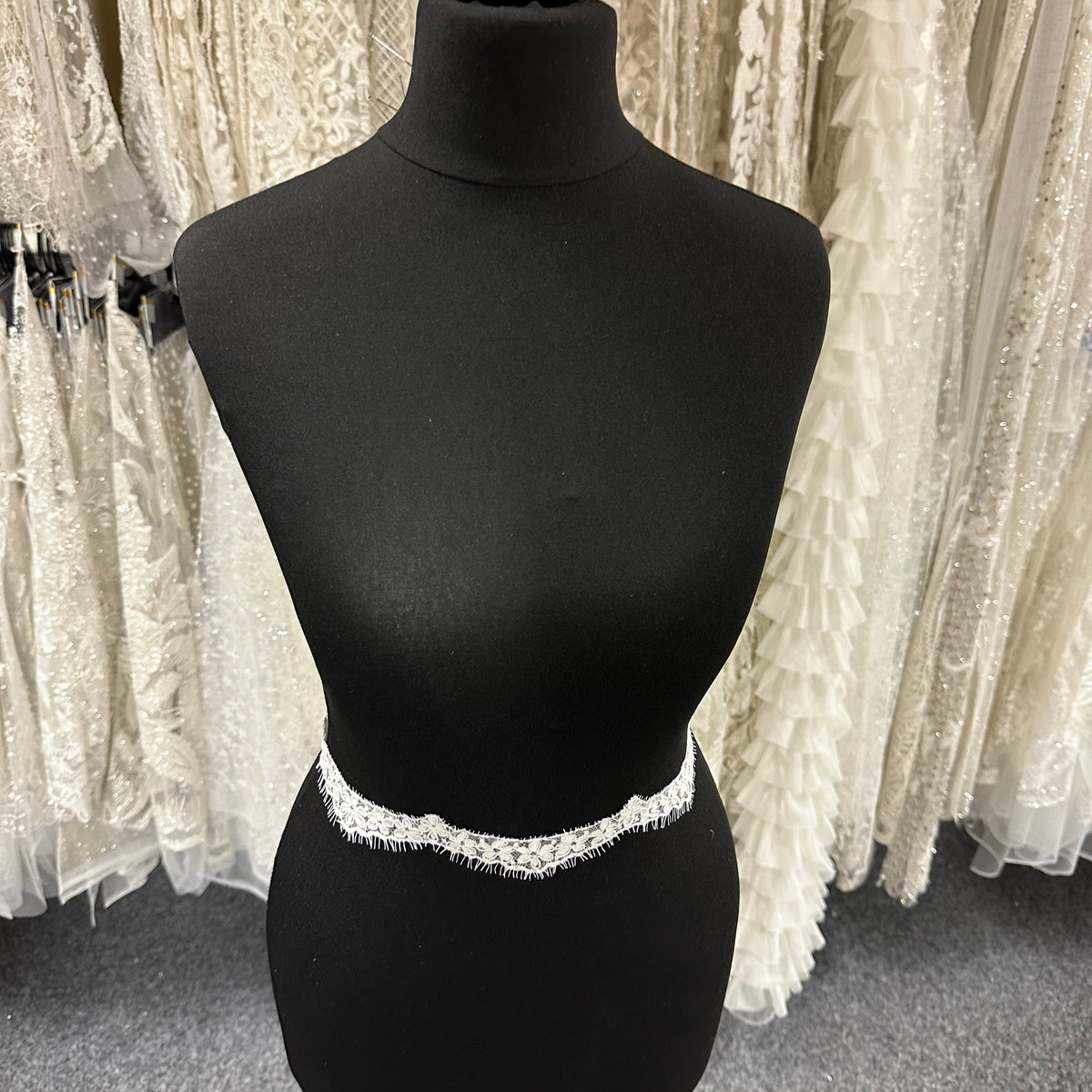 トップス THEREDTHREAD S lace trim suit ensemble 4 Ivory Corded Lace Trim - T683