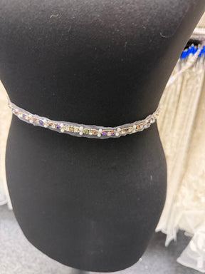Multi Crystal Beaded Edging - EH1014