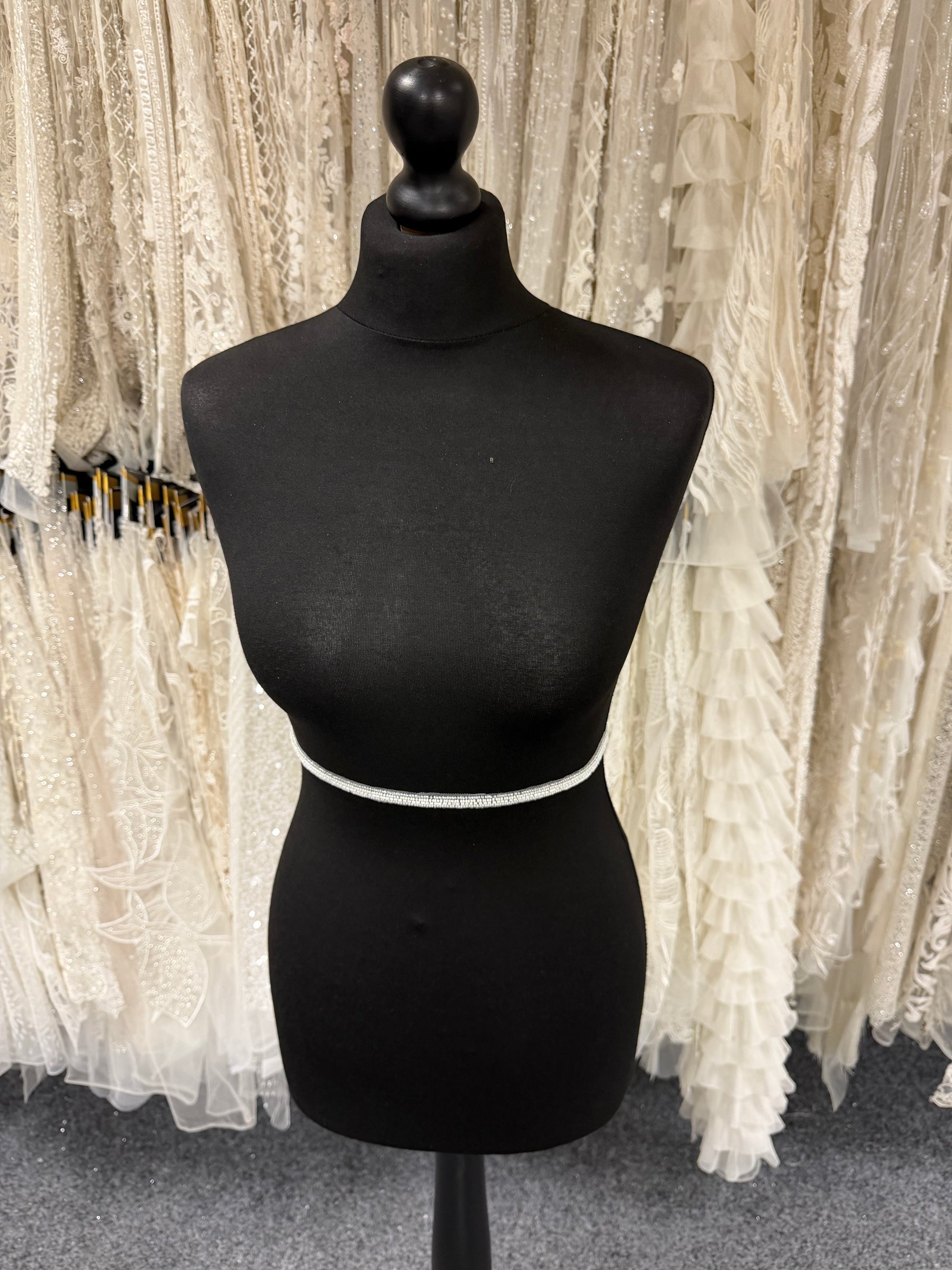 Ivory Beaded Edging - Ivory - EH2017