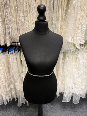 Ivory Crystal Beaded Edging - EH1016