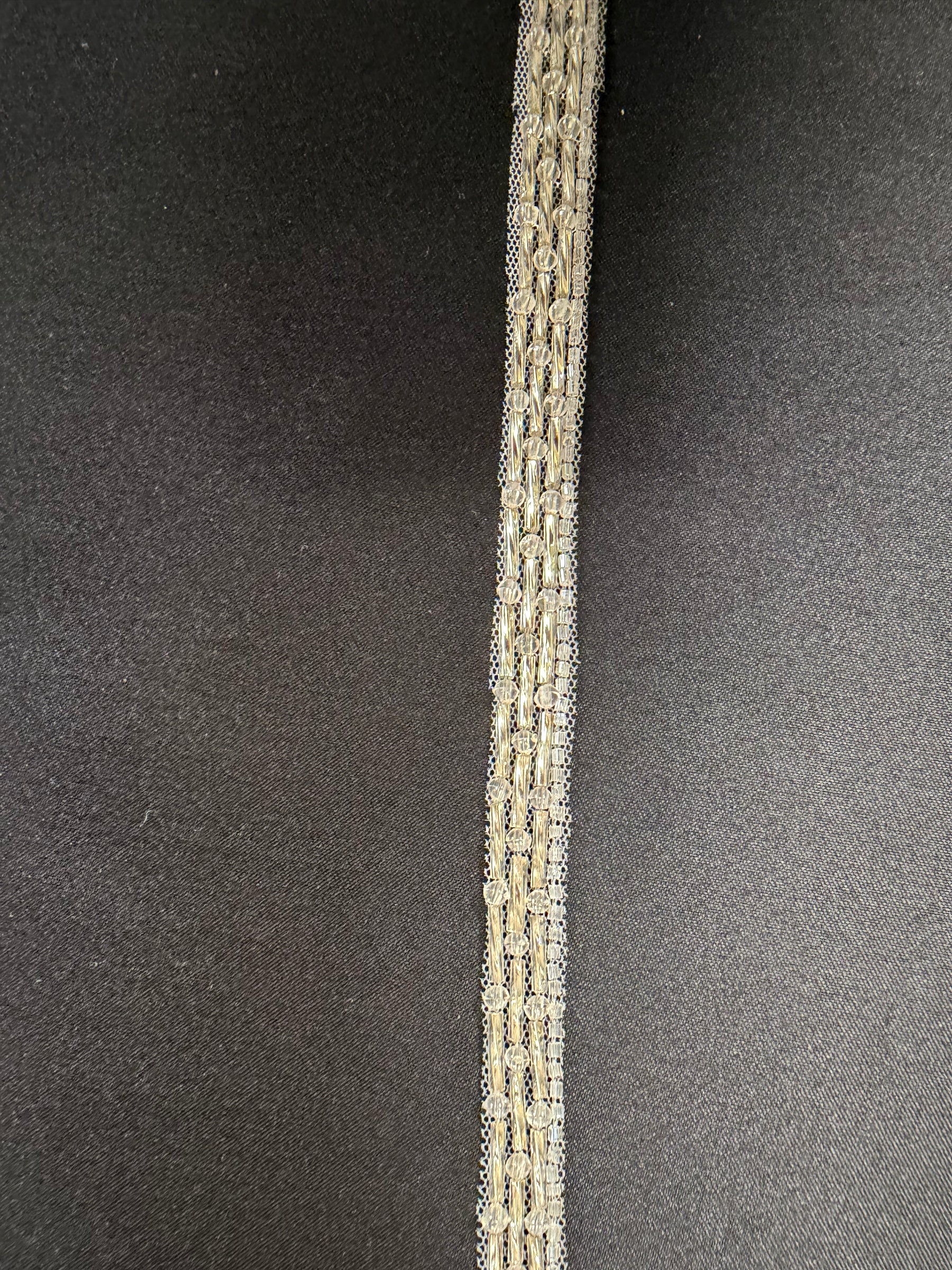 Silver Beaded Edging - EH2016