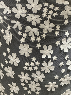 Ivory Embroidered Lace - EB5046