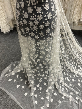 Ivory Embroidered Lace - EB5046