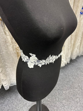 Ivory Beaded Lace Trim - EF2006