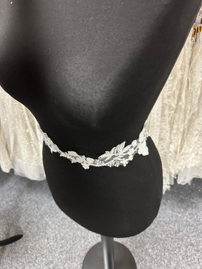 Ivory Beaded Lace Trim - EF2006