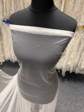 Ivory Silk Tulle - TU0067