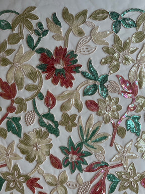 Multi-colored Embroidered Lace -EB3066