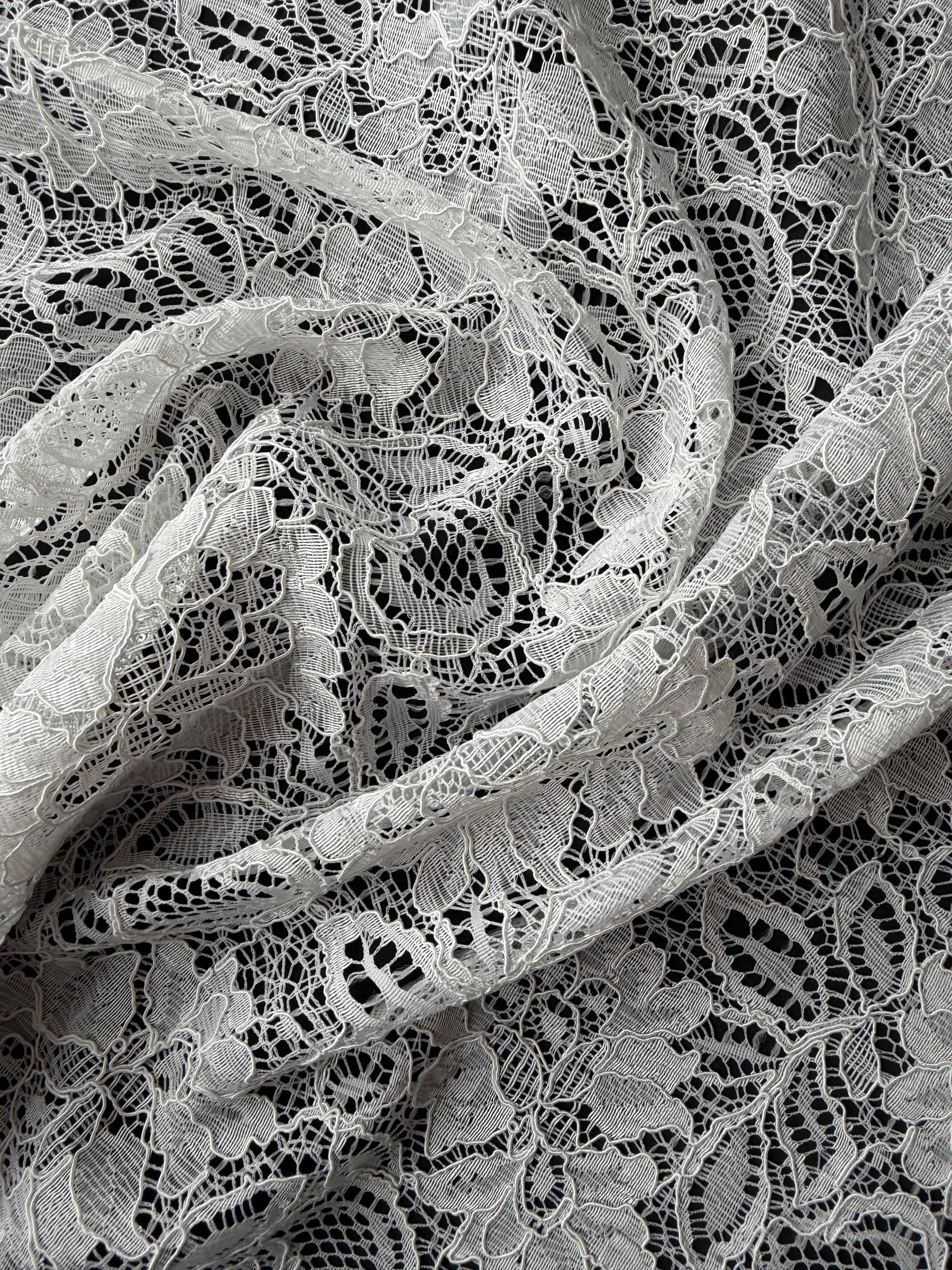 Ivory Corded Lace - Tocca