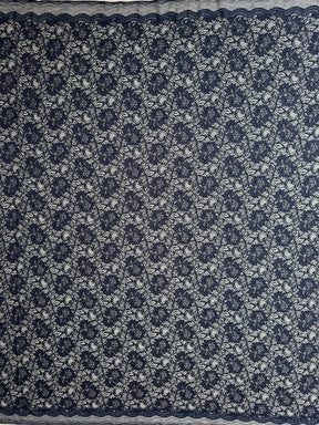 Arabian Blue Corded Lace - Tocca