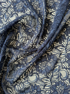 Arabian Blue Corded Lace - Tocca