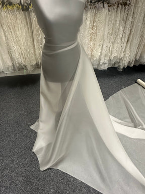 Ivory Silk Satin Organza - P771