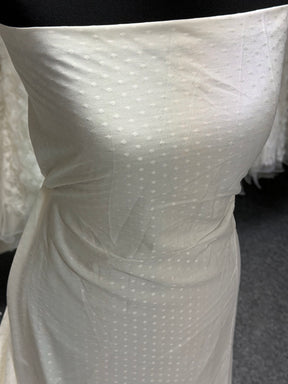 Ivory Dobby Spot Weave - PH5003