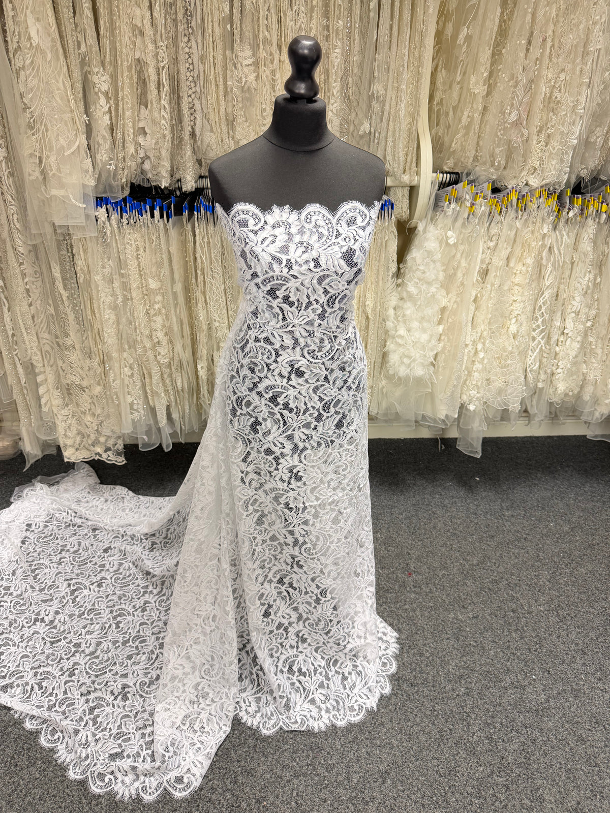 White Corded Lace - LA7014