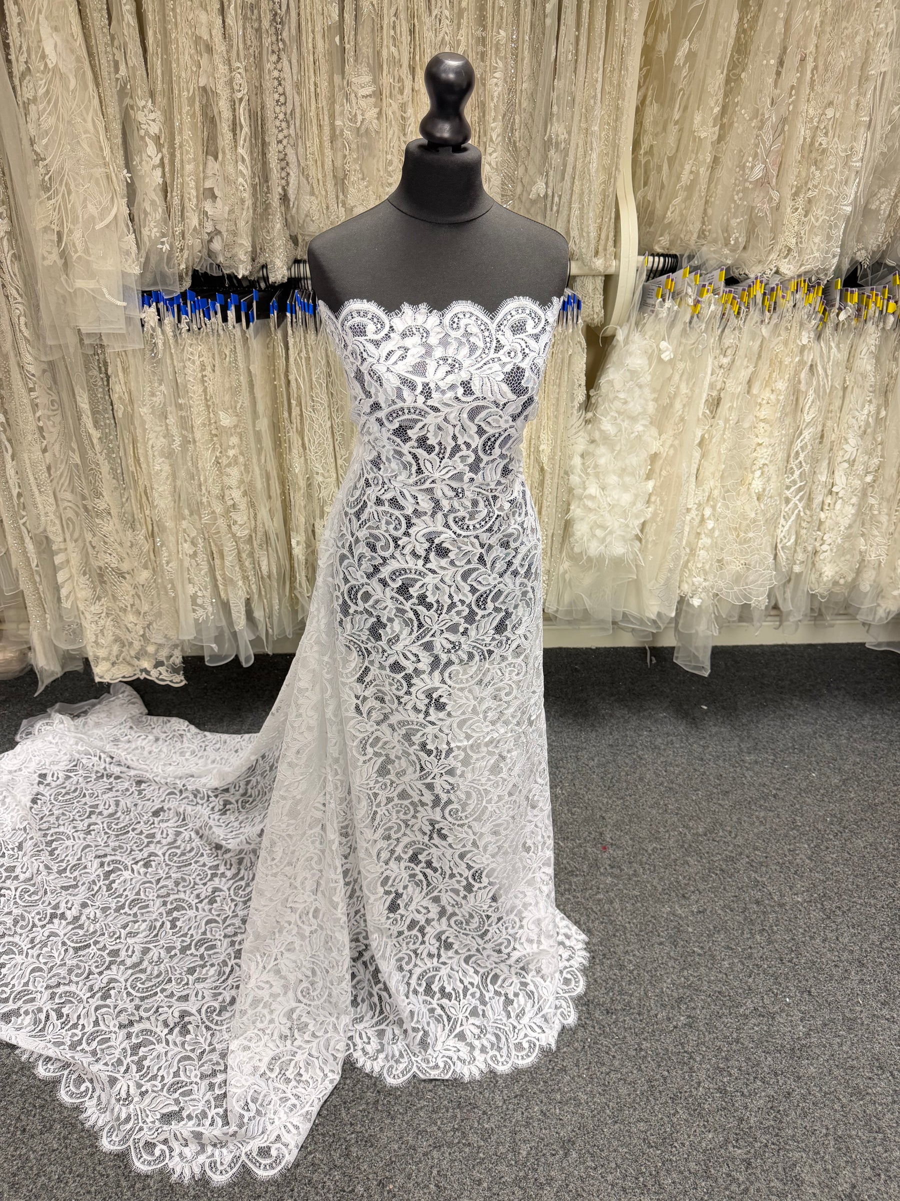 White Corded Lace - LA7014