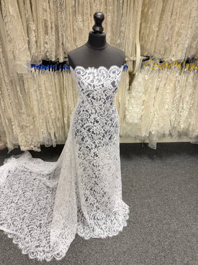 White Corded Lace - LA7014
