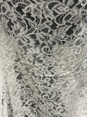 White Corded Lace - LA7014